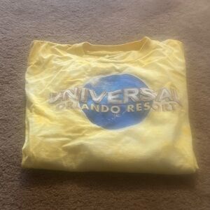 Universal Orlando Resort Yellow Women's Short Sleeve Tee